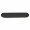 Gliderite Hardware 4-3/4 in. Matte Black Rounded Back Plate 3-3/4 in. Center to Center - 5343-96-MB 5343-96-MB-1